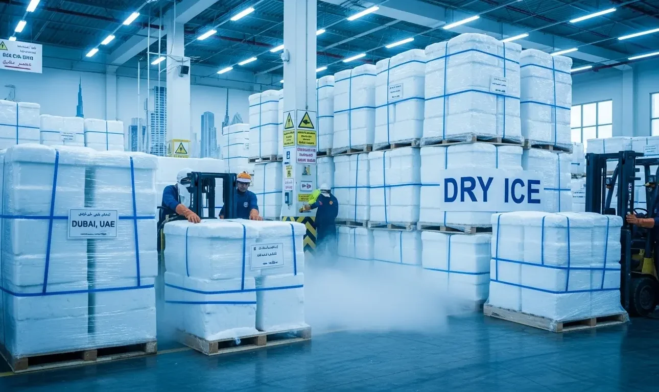bulk dry ice Dubai, UAE