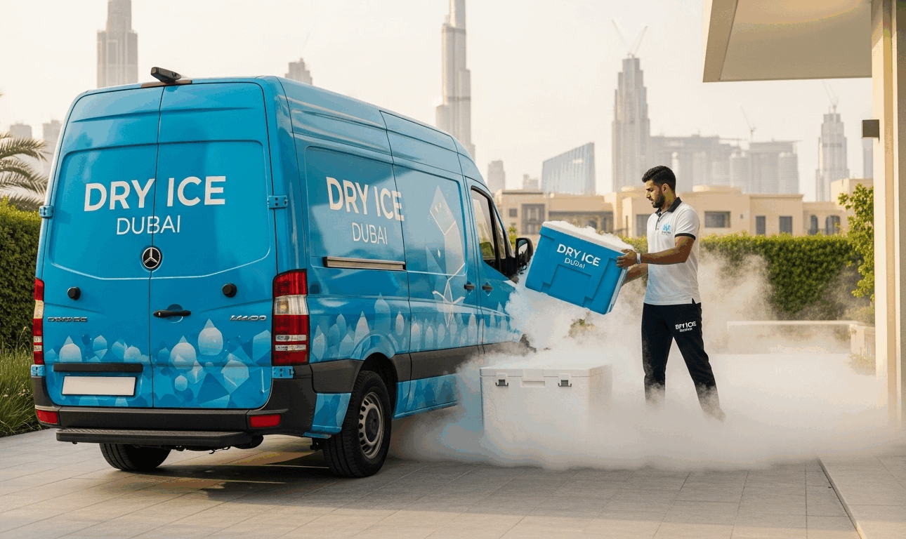 Dry ice home delivery Dubai