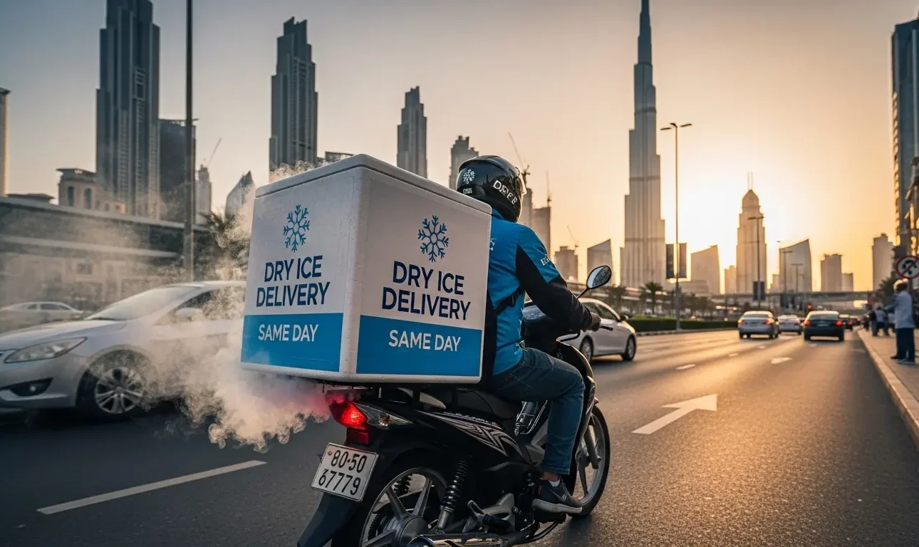 Same day dry ice delivery Dubai