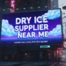 Dry ice supplier near me