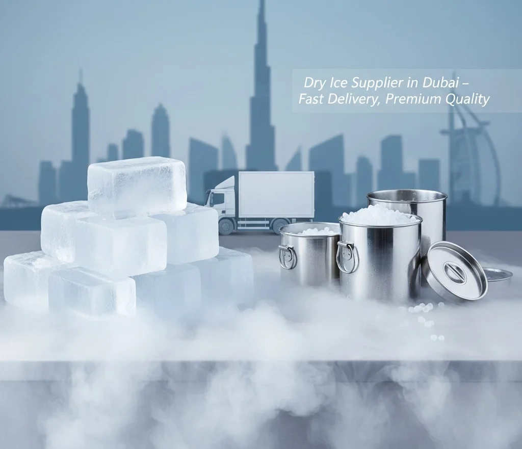 Dry Ice Supplier in Dubai – Premium Quality Dry Ice Blocks and Pellets with Fast Delivery UAE