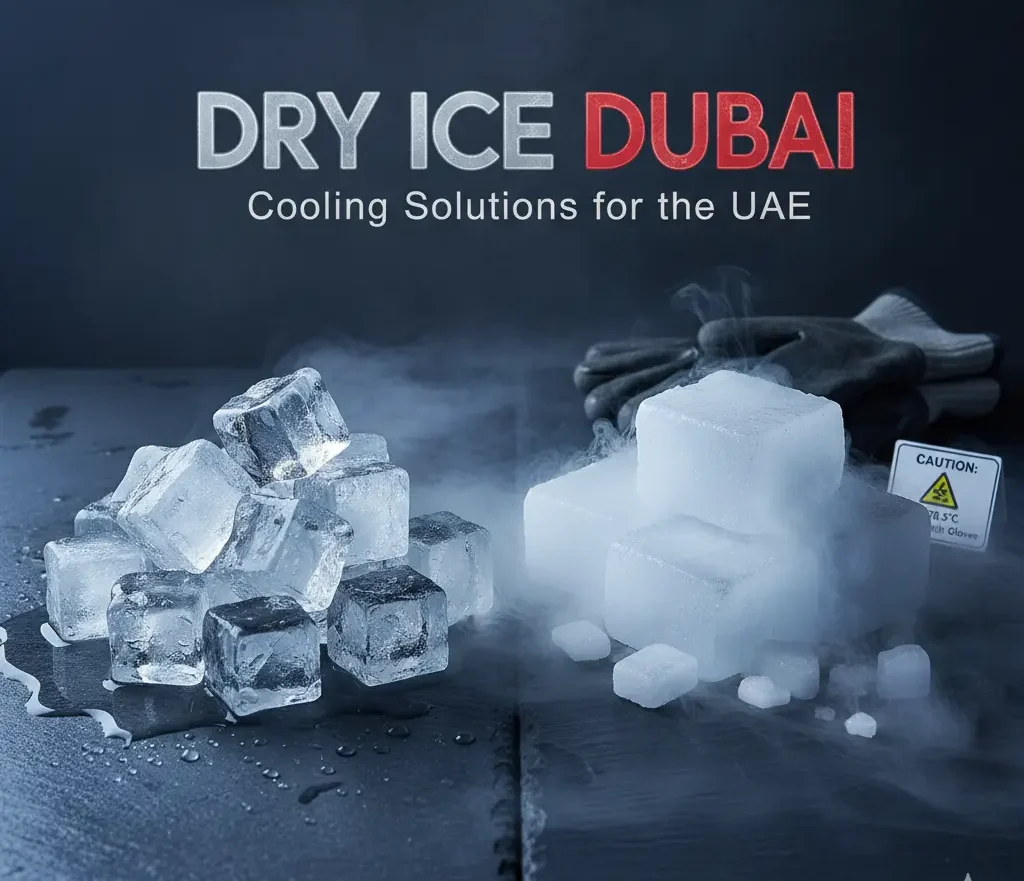 dry ice vs ordinary ice dubai uae