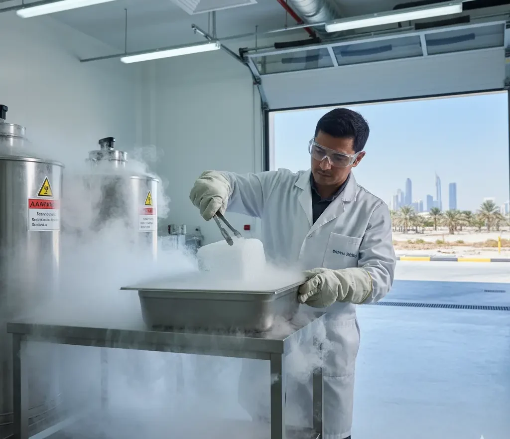 dry ice fumes safety guide dubai uae