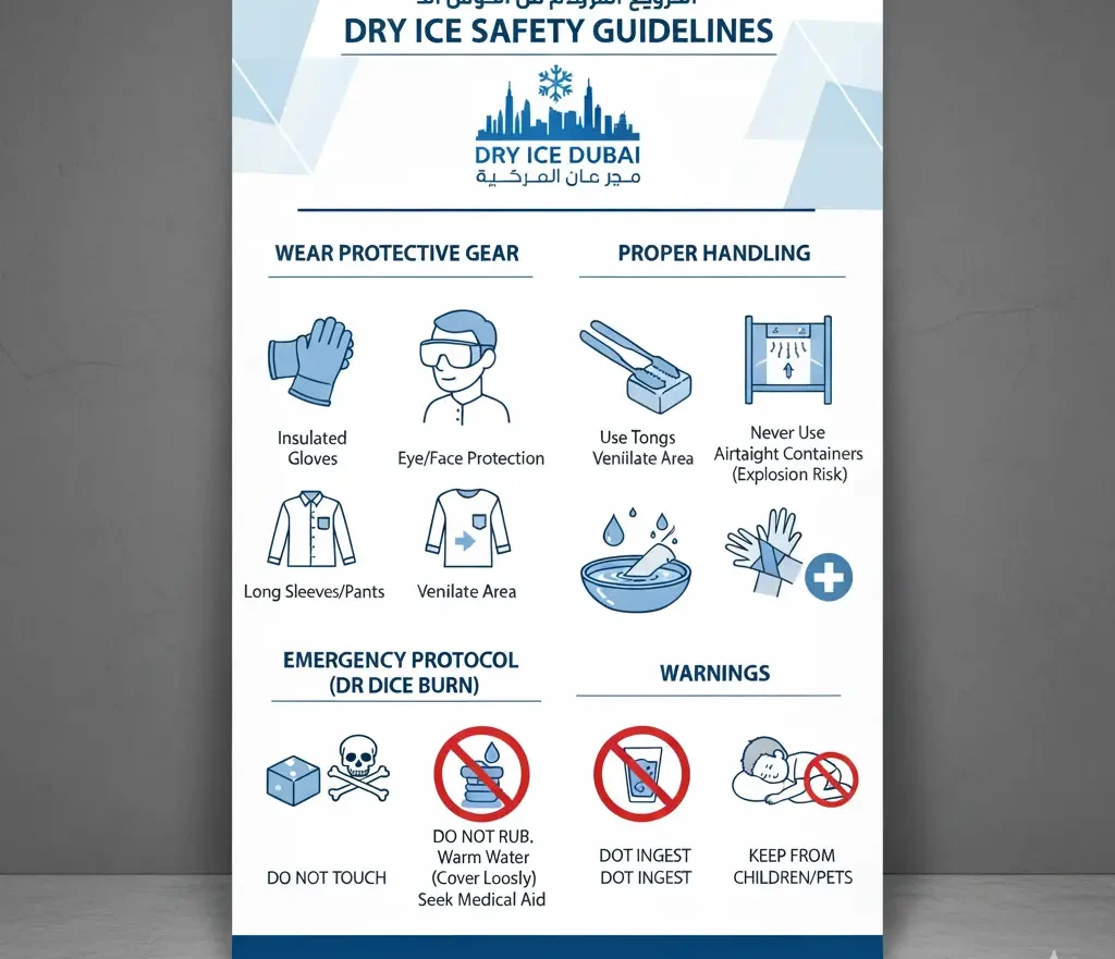 dry ice safety guidelines dubai